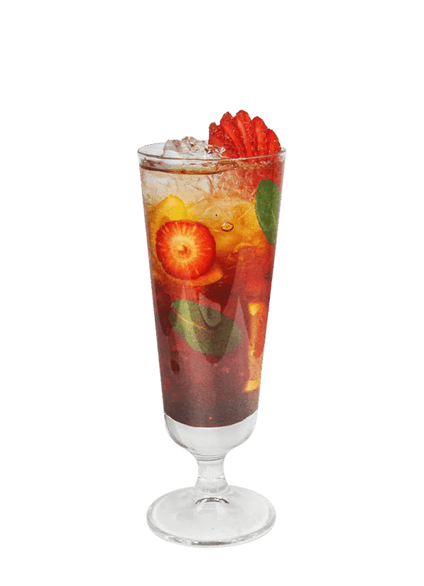 Strawberry Rooibos Ice Tea Cooler