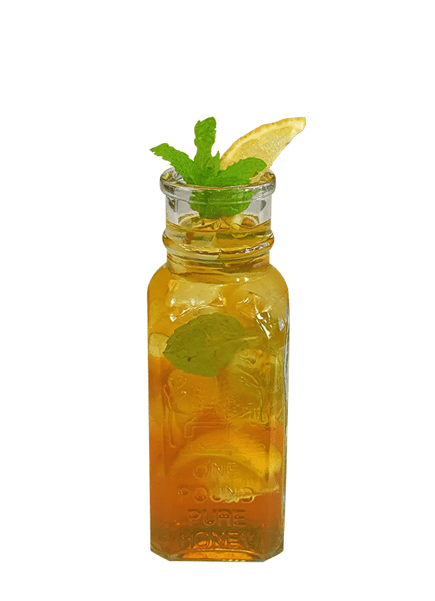 Caramel Peach Ice Tea Cooler