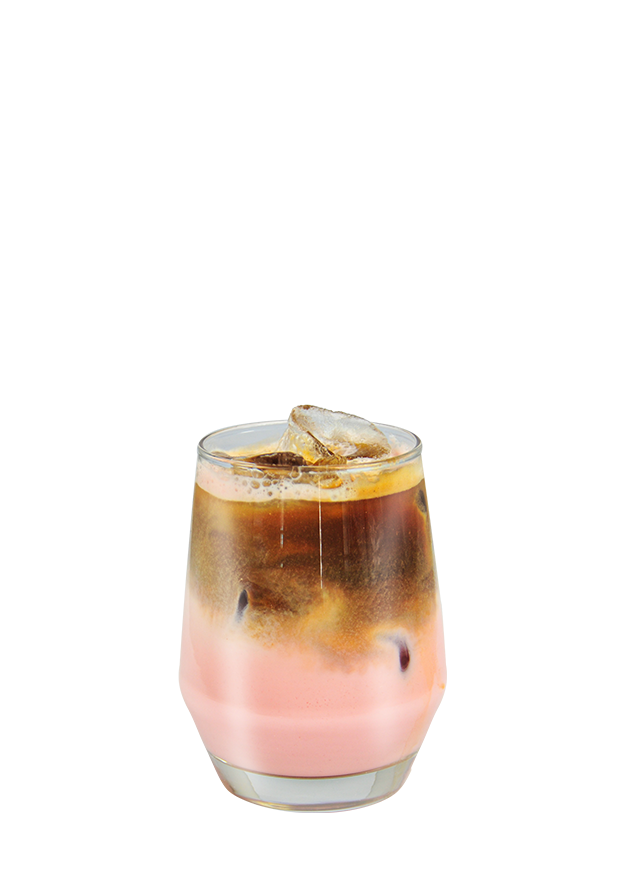 Cherry White Chocolate Iced Latte
