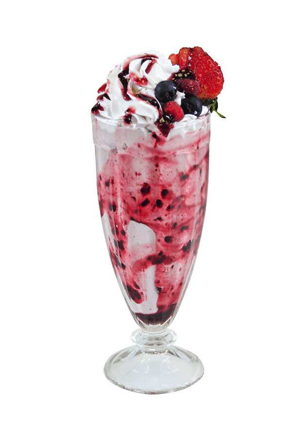 Mixed Berry Chocolate Milkshake