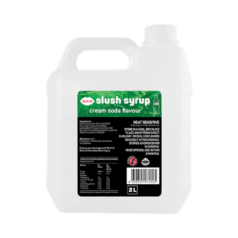 SloJo Cream Soda Slush Syrup - SloJo South Africa