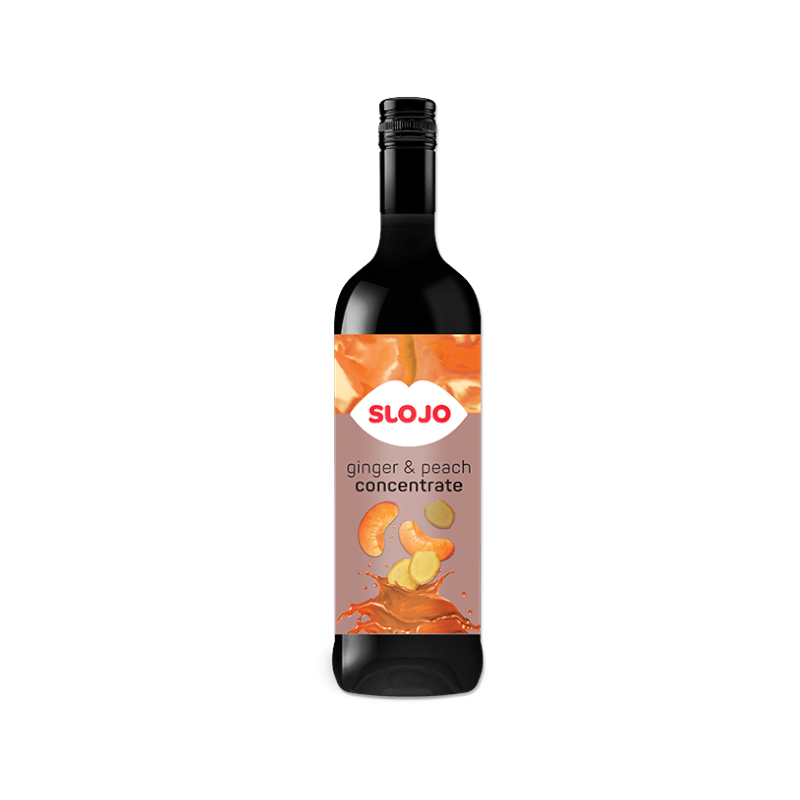SloJo Ginger & Peach Concentrate - SloJo South Africa