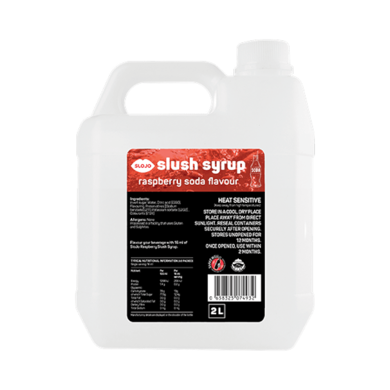 SloJo Raspberry Slush Syrup - SloJo South Africa