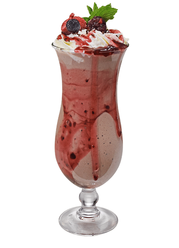 Mixed Berry Chocolate Milkshake